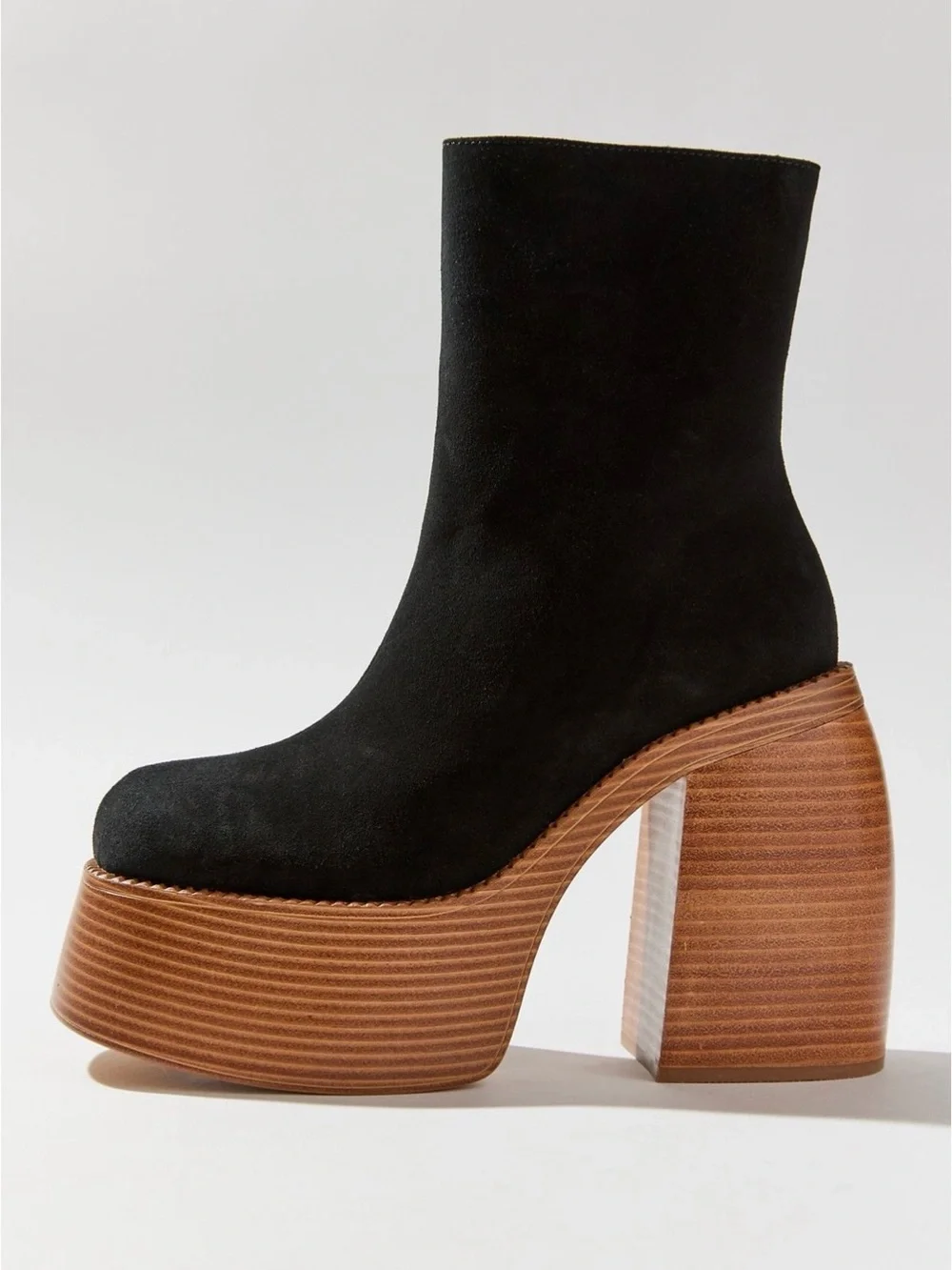 Urban Outfitters Anna Leather Platform Boot Size 6